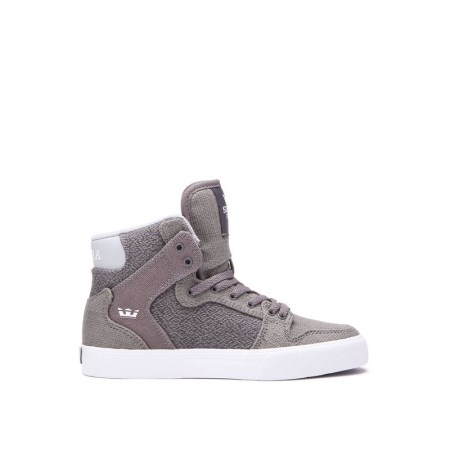 Supra Vaider - Παιδικα Sneakers Ψηλα - Γκρι (GR6970)
